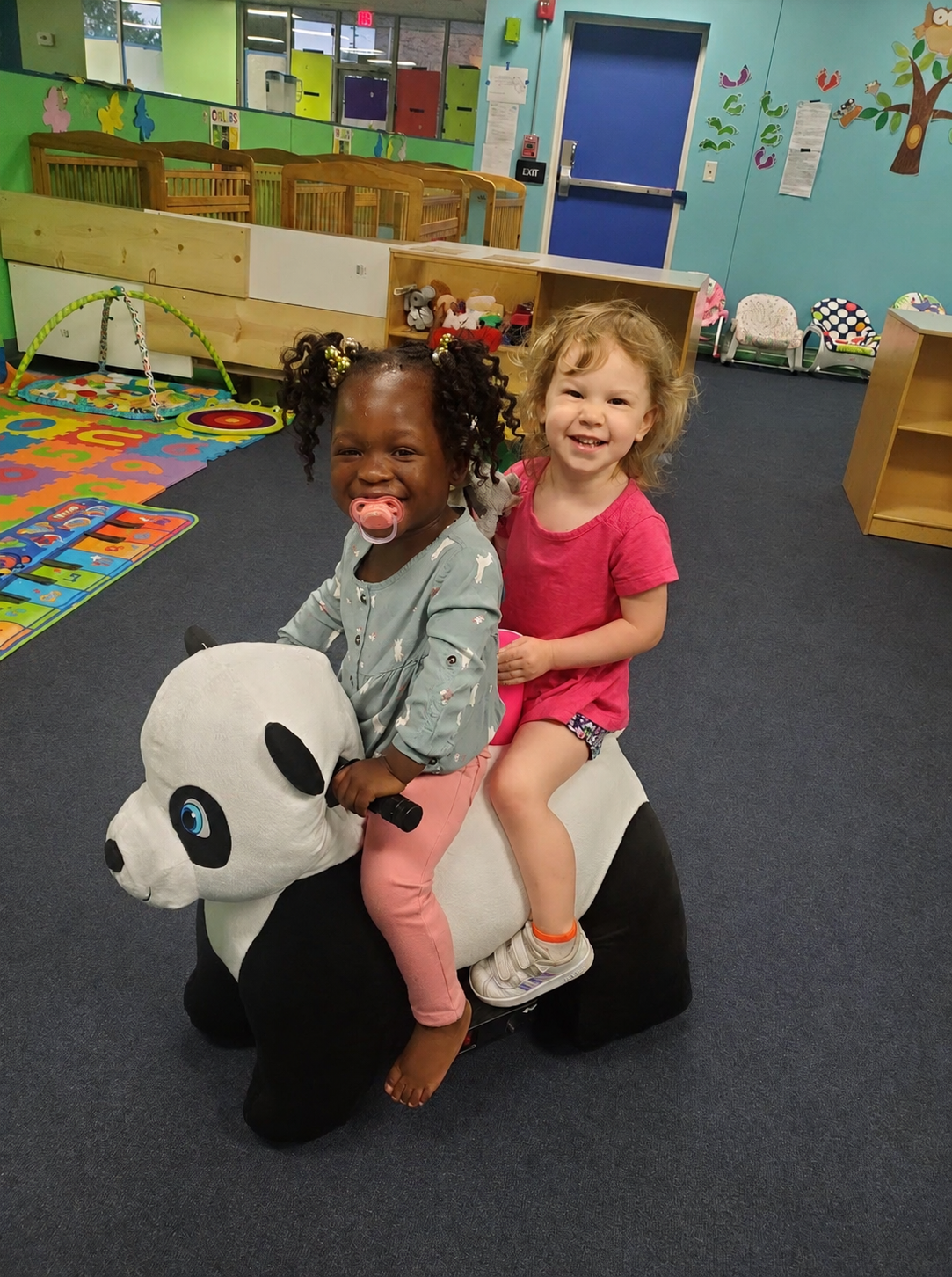 A bright, welcoming classroom at Divine Peace Childcare